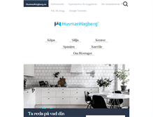 Tablet Screenshot of husmanhagberg.se